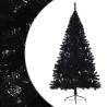 Artificial Half Christmas Tree 240 cm - Black PVC Stand