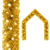  Christmas Garland with LED Lights 5 m Gold Colour gold Size 5 m Quantity in Package 1 Number of LEDs 