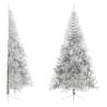  Artificial Half Christmas Tree with Stand Silver 210 cm PET Colour silver Size 210 x 120 cm Quantity in Package 1 Number of Branch Tips 