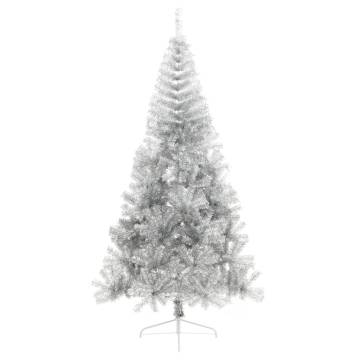 Artificial Half Christmas Tree 210cm Silver - HipoMarket