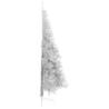 Artificial Half Christmas Tree 210cm Silver - HipoMarket