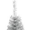 Artificial Half Christmas Tree 210cm Silver - HipoMarket