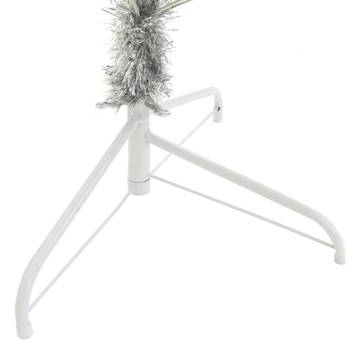 Artificial Half Christmas Tree 210cm Silver - HipoMarket