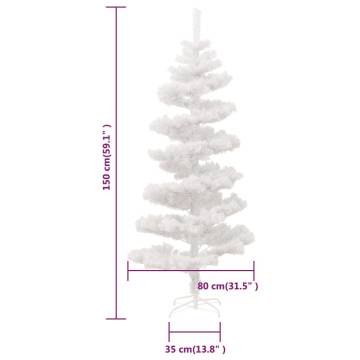 Swirl Pre-lit Christmas Tree 150 cm - Magical Holiday Décor