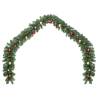 10m Christmas Garland with Baubles & LED Lights | Hipomarket