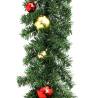 10m Christmas Garland with Baubles & LED Lights | Hipomarket