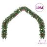 10m Christmas Garland with Baubles & LED Lights | Hipomarket