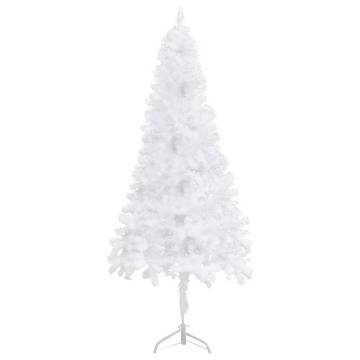 Corner Artificial Christmas Tree White 210 cm - Hipomarket UK