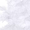 Corner Artificial Christmas Tree White 210 cm - Hipomarket UK