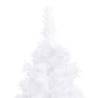 Corner Artificial Christmas Tree White 210 cm - Hipomarket UK