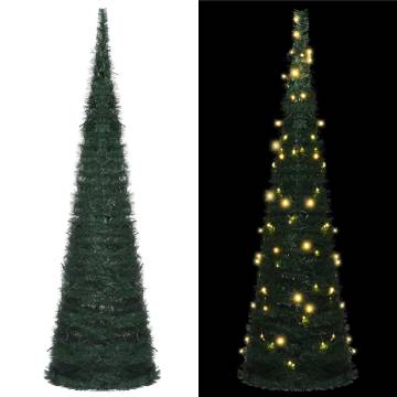 Pre-lit 150 cm Pop-up String Christmas Tree | HipoMarket