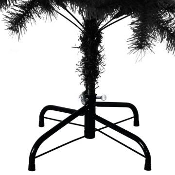 Artificial Christmas Tree Black 120 cm with Stand - HipoMarket