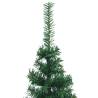 240 cm Green Corner Artificial Christmas Tree - PVC