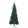 180 cm Green Corner Artificial Christmas Tree | Hipo Market