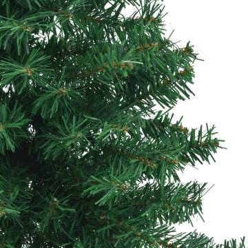 180 cm Green Corner Artificial Christmas Tree | Hipo Market