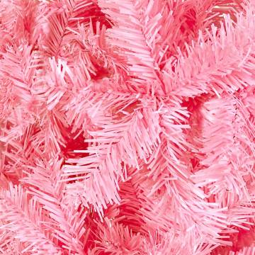 Slim Christmas Tree Pink 210 cm - Unique Holiday Decor