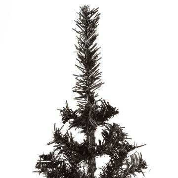 Slim Black Christmas Tree 120 cm - Perfect Holiday Decor