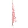 Slim Pink Half Christmas Tree 120 cm - Space-Saving Decor