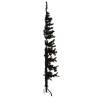 Slim Artificial Half Christmas Tree - Black 120 cm | Hipo Market