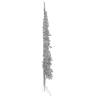 Slim Artificial Half Christmas Tree - Silver 210 cm | HipoMarket