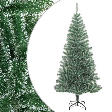 240 cm Flocked Snow Green Artificial Christmas Tree