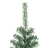 240 cm Flocked Snow Green Artificial Christmas Tree