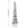 Artificial Pre-lit Christmas Tree 210 cm with 130 LEDs