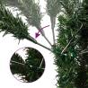 210 cm Artificial Hinged Christmas Tree - Flocked Snow Design