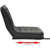 Universal Tractor Seat Black - Comfort & Durability