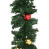 Christmas Garlands with Baubles 270 cm - 4 pcs Green PVC