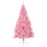 Artificial Half Christmas Tree Pink 180 cm - Hipomarket