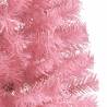 Artificial Half Christmas Tree Pink 180 cm - Hipomarket