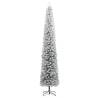 Slim Christmas Tree with Flocked Snow - 270 cm PVC | HipoMarket