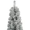 Slim Christmas Tree with Flocked Snow - 270 cm PVC | HipoMarket