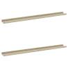 Wall Shelves 2 pcs White & Sonoma Oak - Stylish Storage Solution