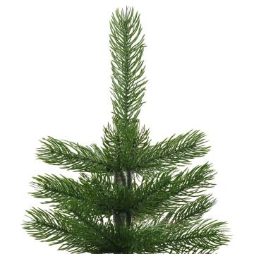 240 cm Artificial Slim Christmas Tree with Stand - HipoMarket