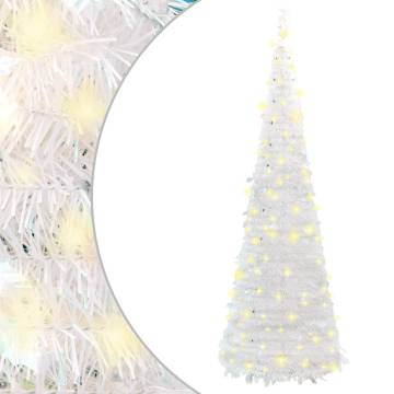 Artificial Christmas Tree 210 cm with 200 LEDs - White