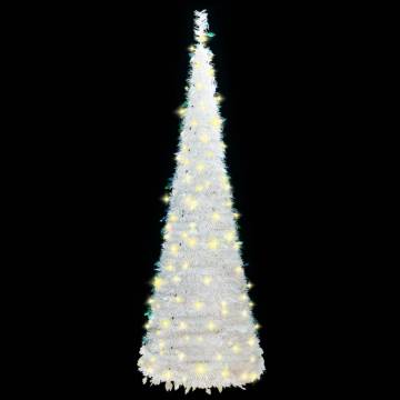 Artificial Christmas Tree 210 cm with 200 LEDs - White