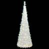 Artificial Christmas Tree 210 cm with 200 LEDs - White