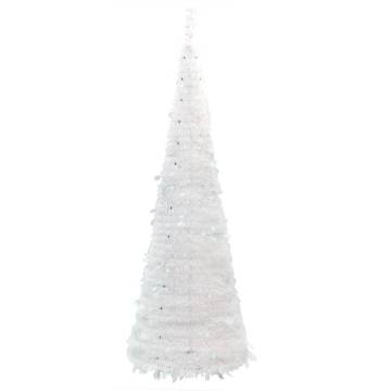 Artificial Christmas Tree 210 cm with 200 LEDs - White