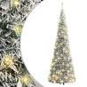  Artificial Christmas Tree Pop-up Flocked Snow 100 LEDs 150 cm Size 150 cm Quantity in Package 1 Number of Branch Tips Number of LEDs 