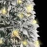 Flocked Snow Artificial Christmas Tree 150cm with 100 LEDs