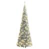 Flocked Snow Artificial Christmas Tree 150cm with 100 LEDs