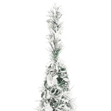 Flocked Snow Artificial Christmas Tree 150cm with 100 LEDs