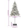 150 cm Flocked Snow Artificial Christmas Tree | HipoMarket