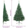 Artificial Half Christmas Tree 180 cm - Green PVC | HipoMarket