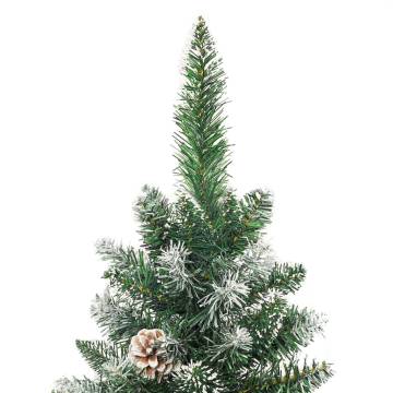 180 cm Slim Artificial Christmas Tree with Stand | Hipo Market