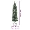 180 cm Slim Artificial Christmas Tree with Stand | Hipo Market