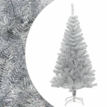 Artificial Christmas Tree with Stand - 120 cm Silver | Hipo Market