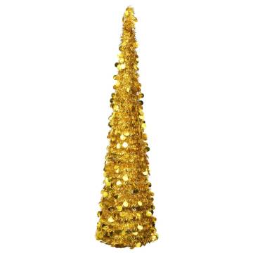 Gold Pop-up Artificial Christmas Tree - 180 cm | HipoMarket